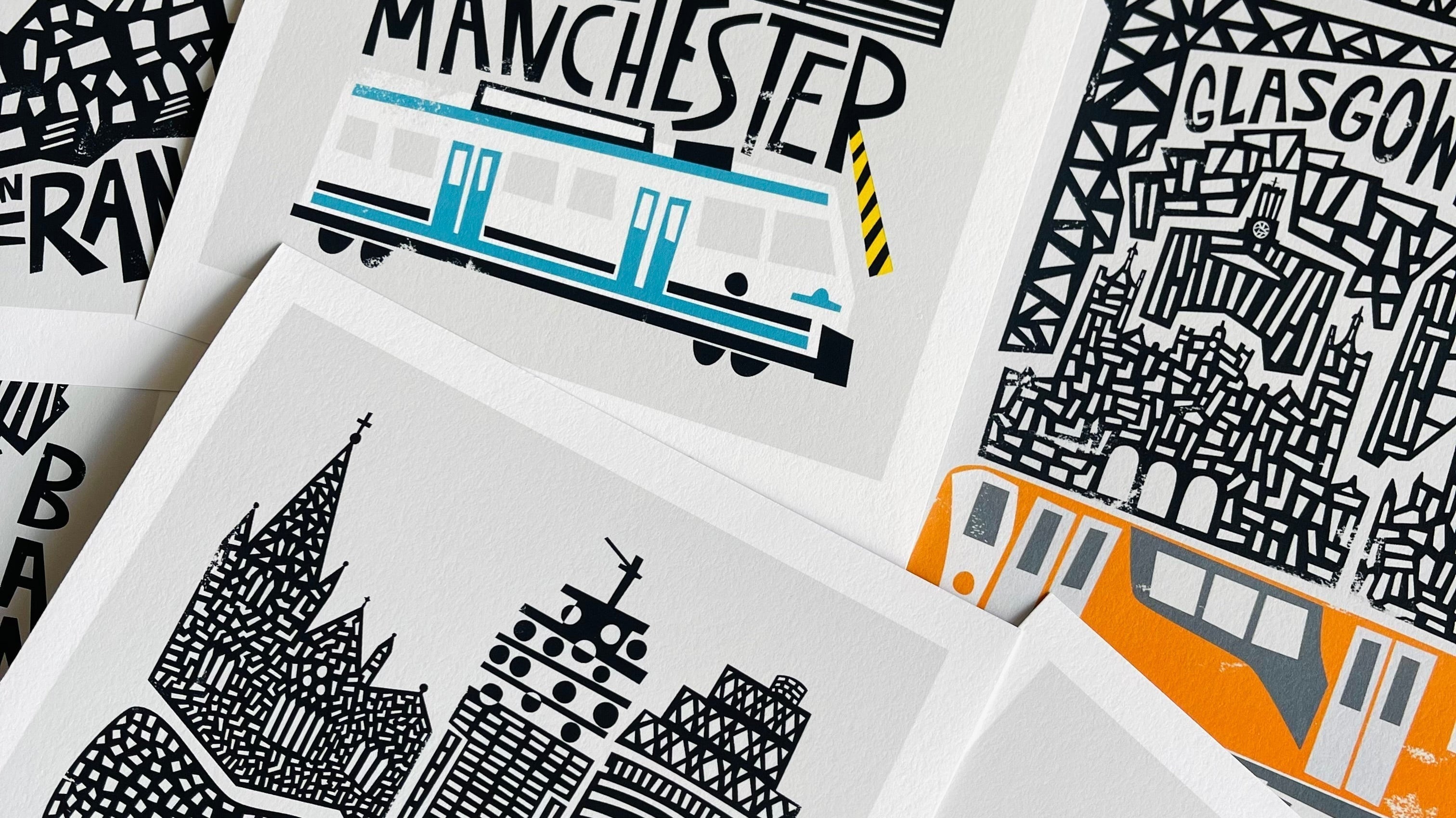 Fox & Velvet's original city prints