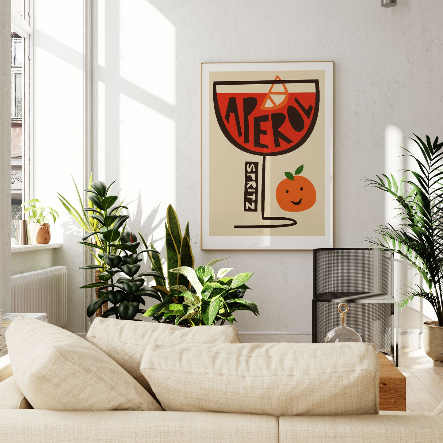 Aperol Spritz Cocktail Print