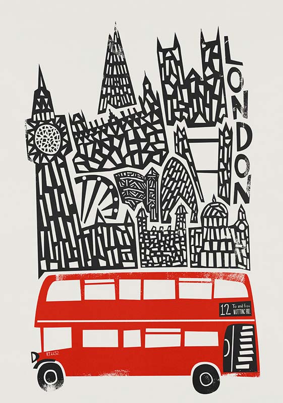 London City travel Art Print - Fox and Velvet