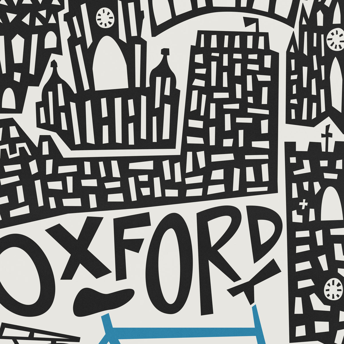 close up of an oxford illustration