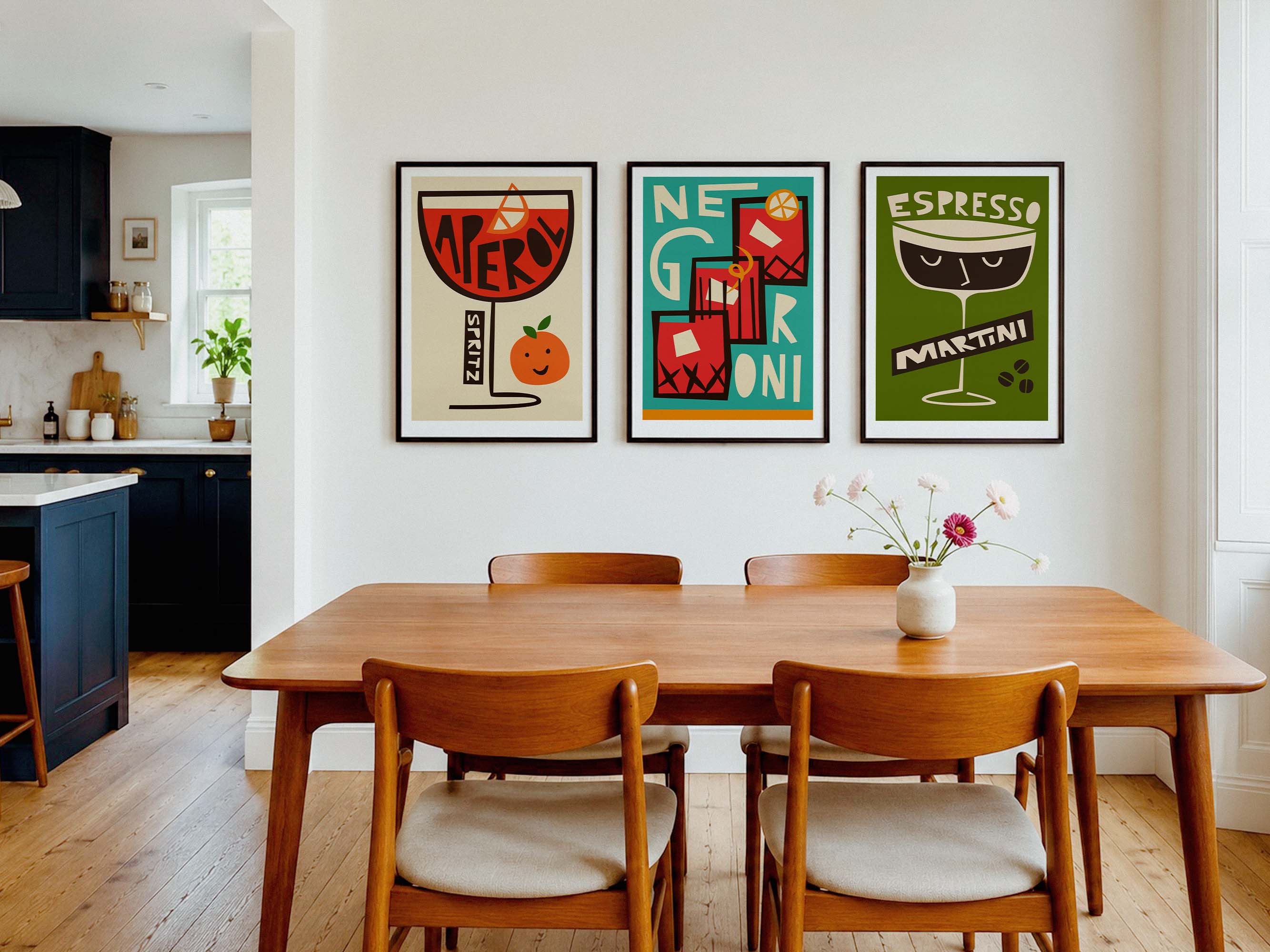Cocktail Prints: Wall Art Ideas for Kitchens and Home Bars