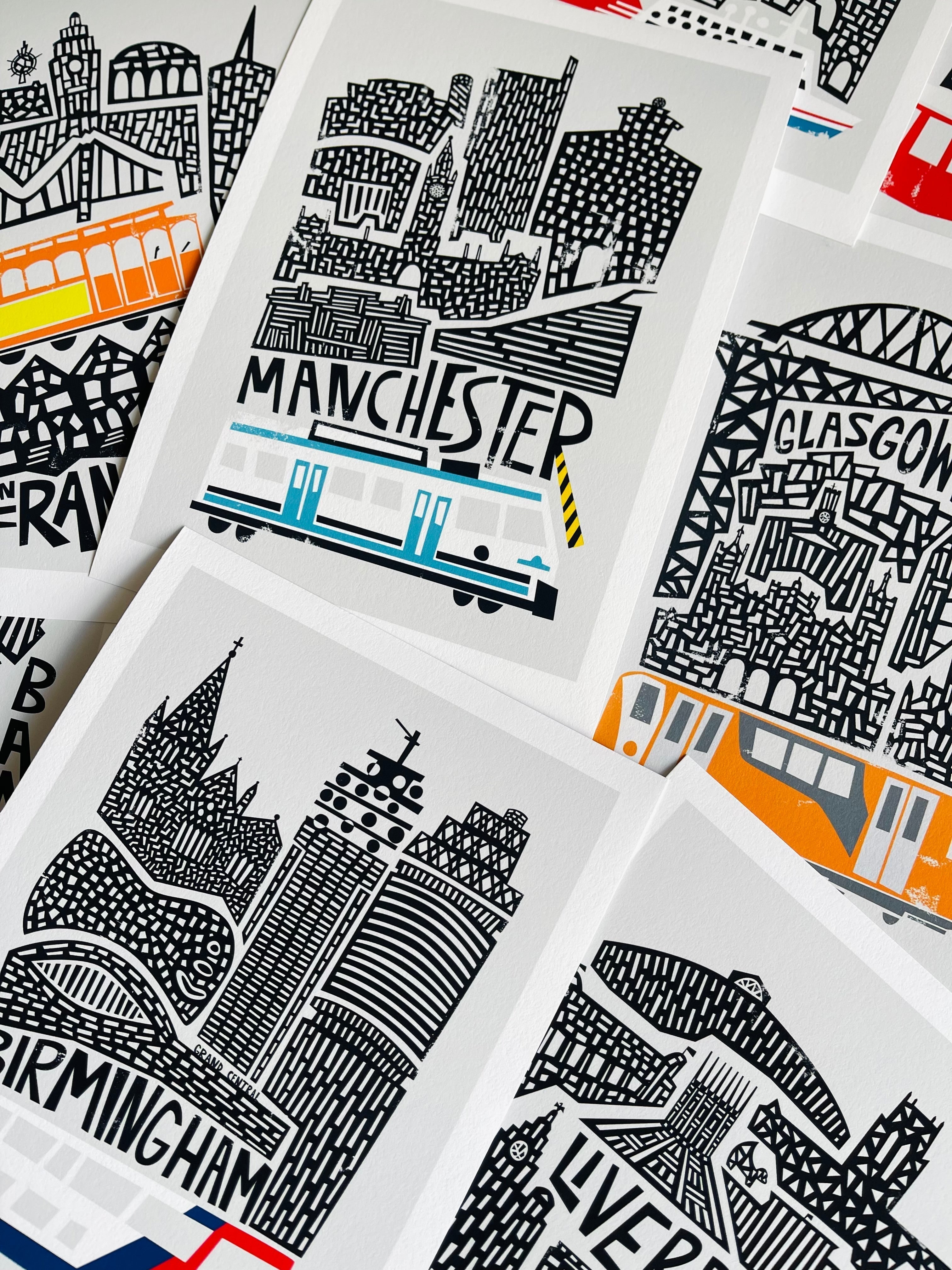 Fox & Velvet's original city prints