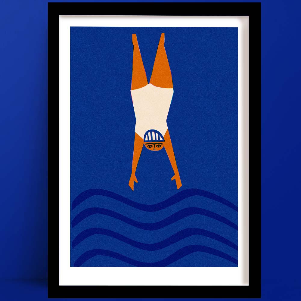 【美品】MARTE Velour Art Print Top Fox & Velvet Colourful Food, Cocktail and Travel Art Prints – Fox