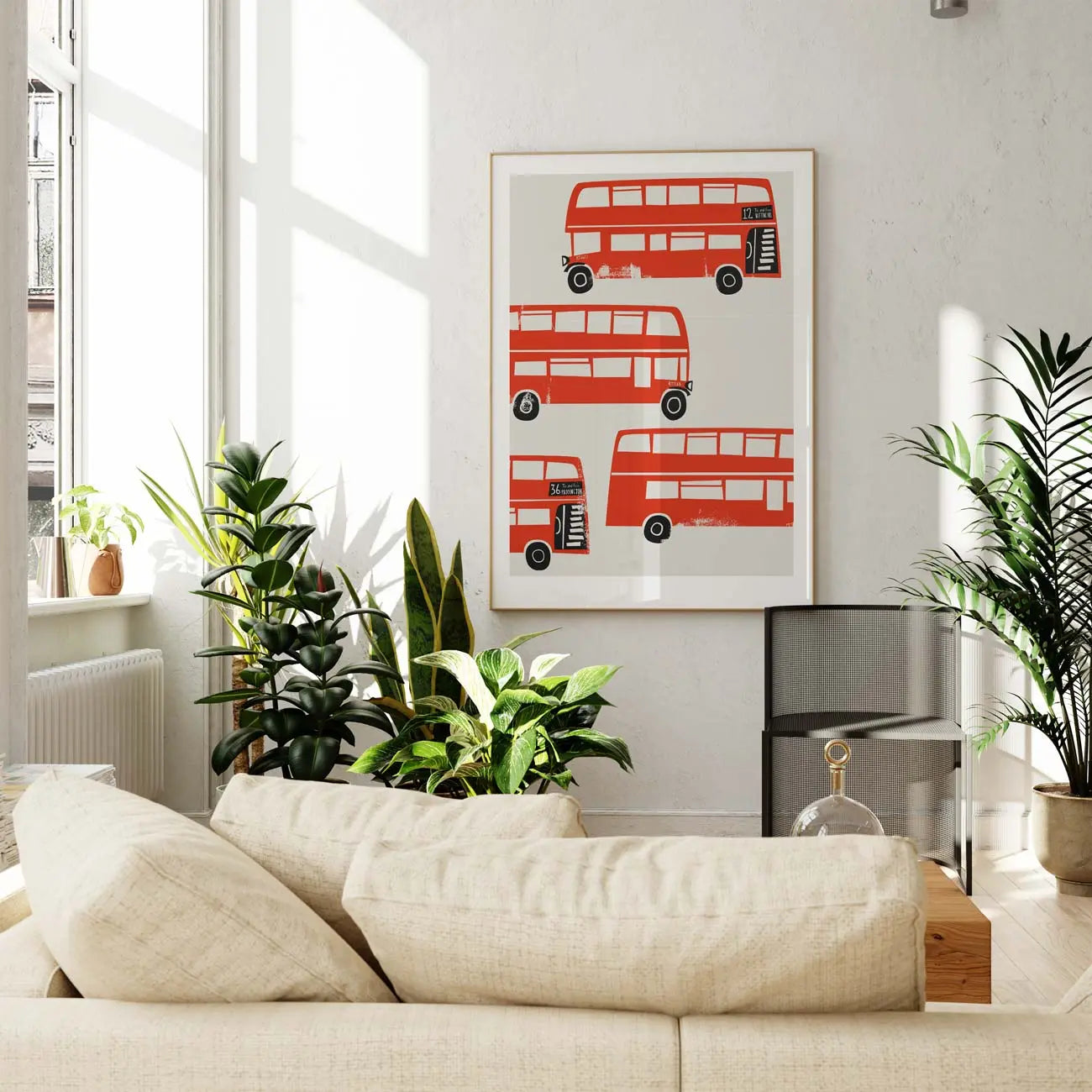 London Red Bus Print - Fox and Velvet