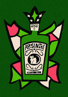 Absinthe illustration by Fox & Velvet