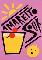 Amaretto Sour Cocktail Design by Fox & Velvet