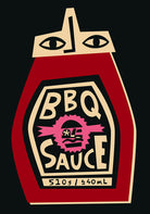 BBQ Sauce Condiment Print By Fox & Velvet