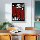 bloody mary kitchen mockup striped red glasses and their quirky toppers—playful and punchy, evoking the spicy character of the iconic brunch cocktail.