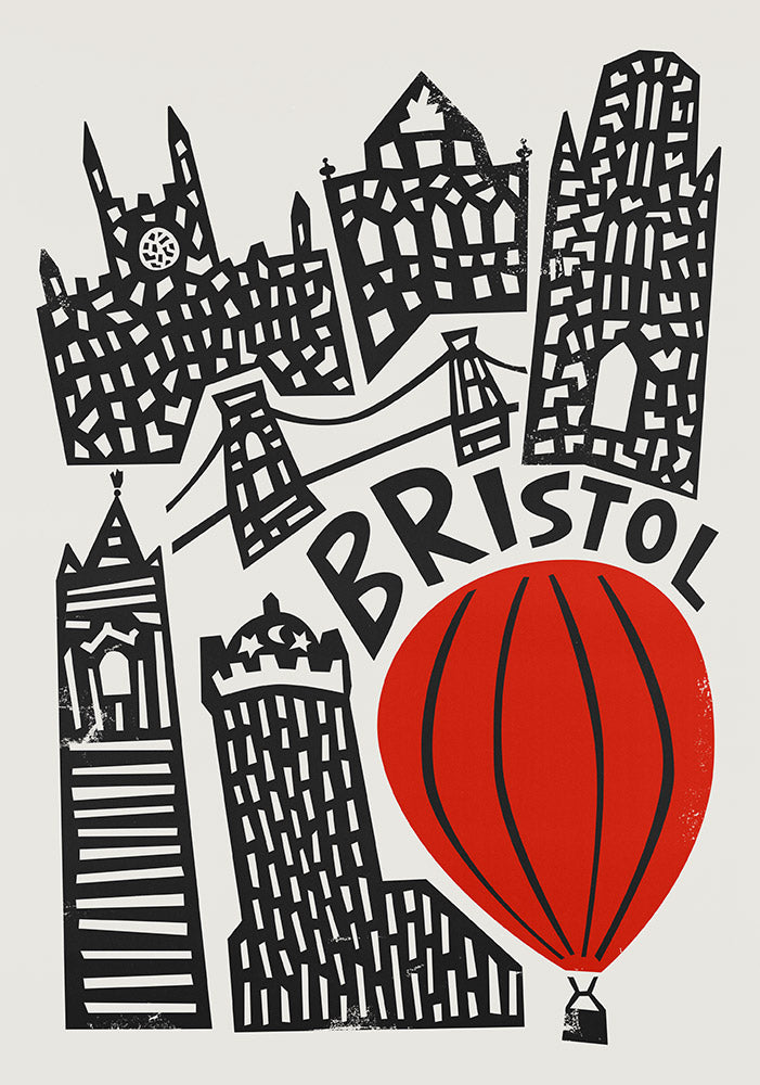 Bristol City Print By Fox & Velvet