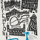 Close up Brighton City Print By Fox & Velvet