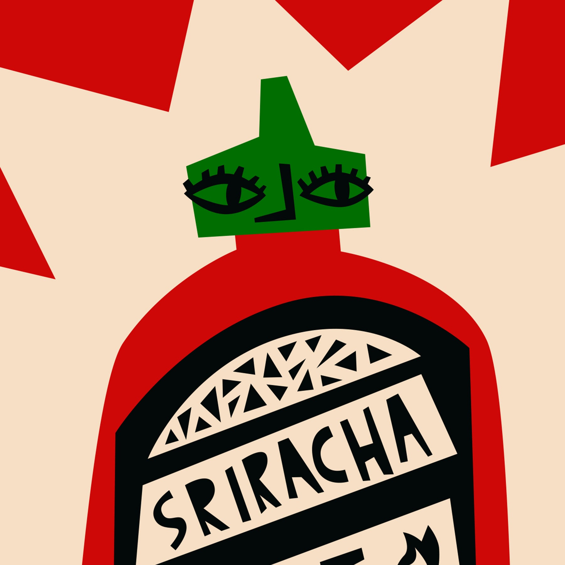 Sriracha Sauce Print