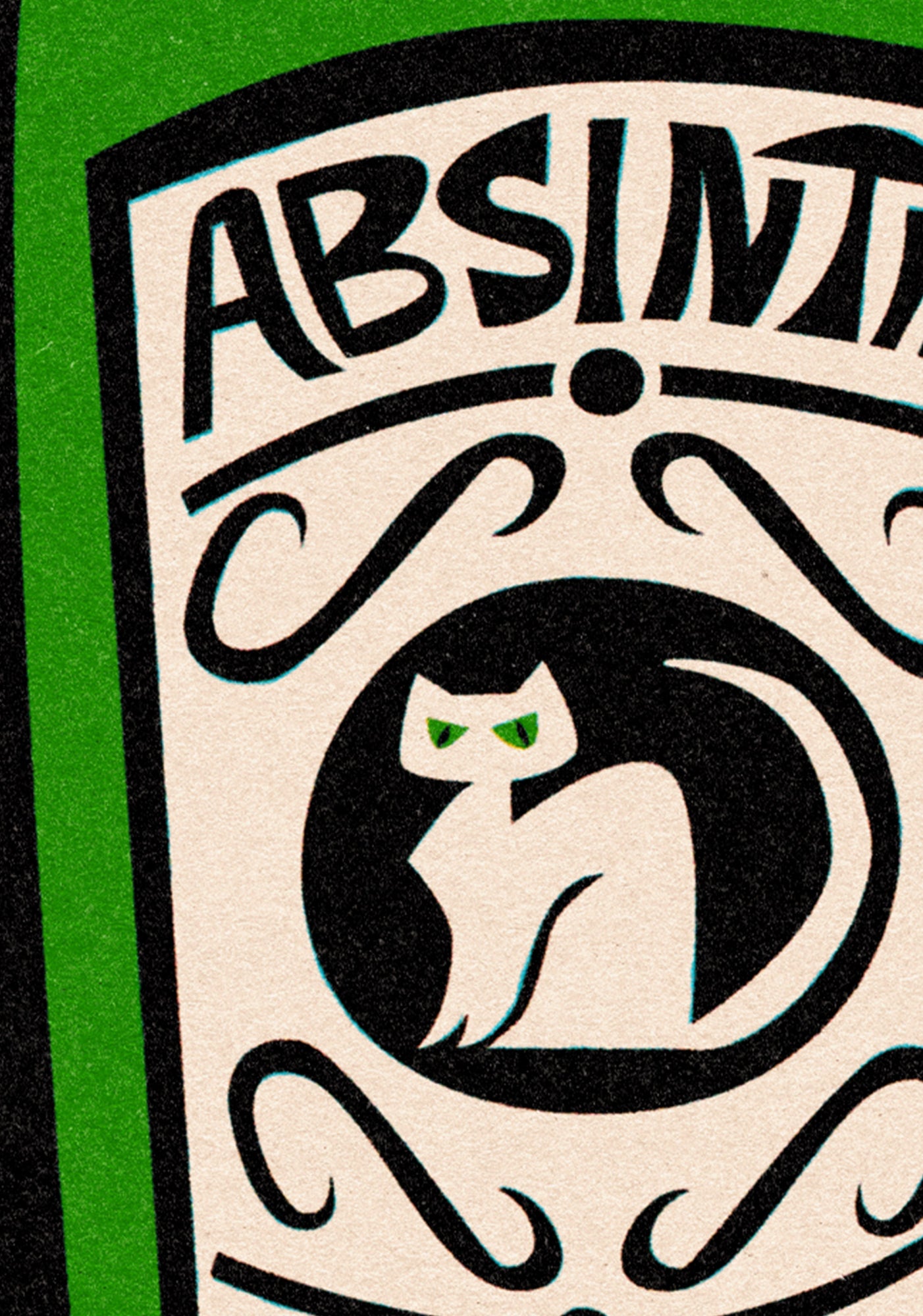 Absinthe Design Fox & Velvet close up