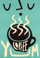 yum coffee wall art print by fox & velvet 