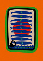 Anchovies Art Print by fox & velvet