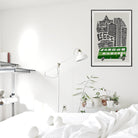 framed Leeds City Print by fox & velvet