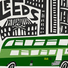 close up Leeds City Print by fox & velvet