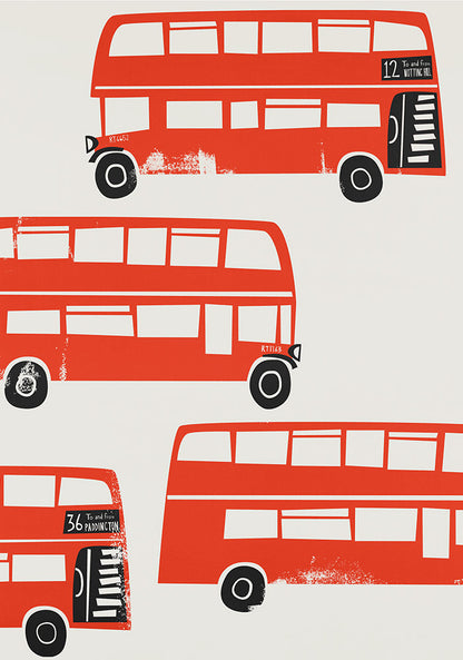 London Red Bus Print