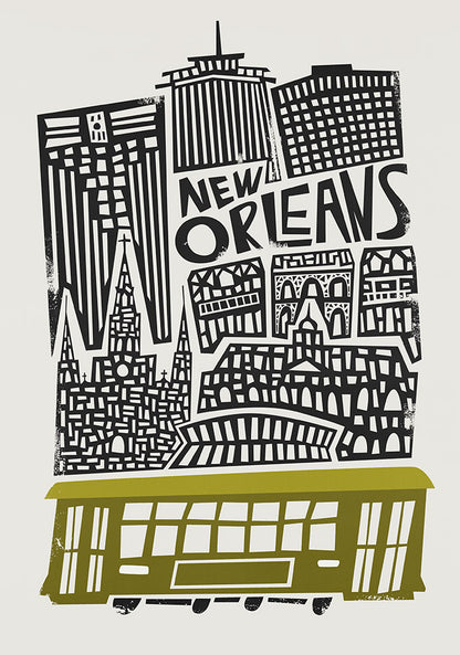 New Orleans City Print