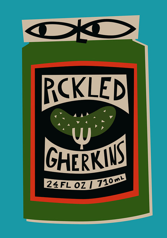Pickled Gherkins Print