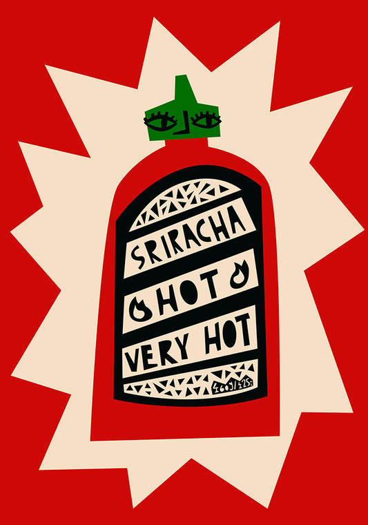 Sriracha Sauce Print