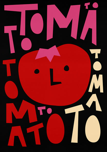 Retro Tomato Print