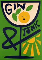 Gin & Tonic Art Print by fox & velvet