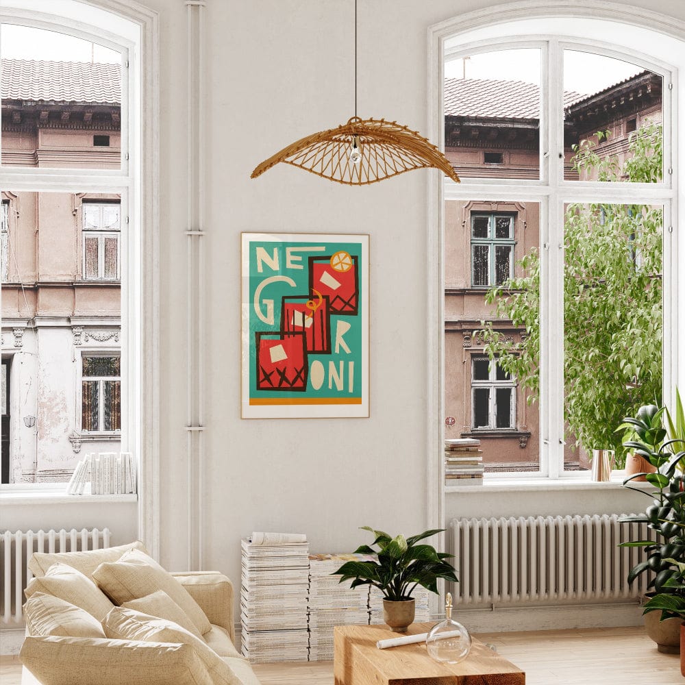 Negroni Print | Bold Retro Wall Decor – Fox and Velvet