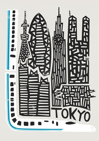 Tokyo City Print