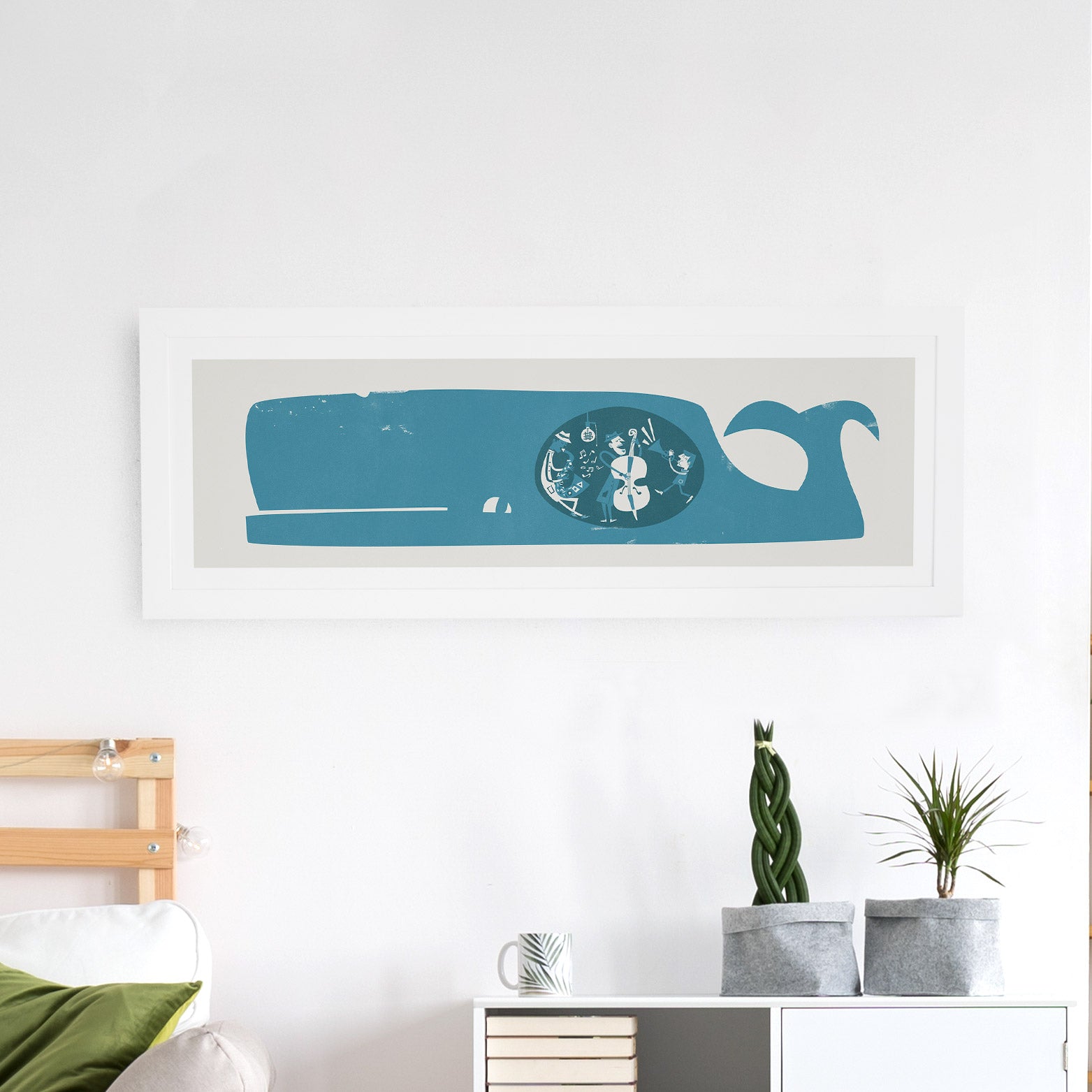 A Whale of a Time Panoramic Print